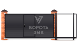 Откатные ворота 2500×3500 Faac ЗМК-7100