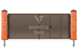 Ворота из профильной трубы 2750×1750 ЗМК-5368